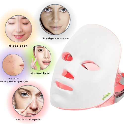 Aureva LED Gezichtsmasker - Voor Een Jongere Huid